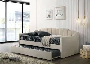 Furniture of America CM1931BG-BED Kosmo - Twin Daybed - Beige