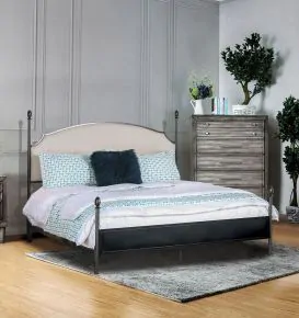 Furniture of America CM7420T Sinead - Twin Bed - Beige
