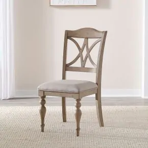 Liberty Furniture 607N-C9001S Liberty Furniture 607N-C9001S Summer House - Splat Back Side Chair - Sand Dune