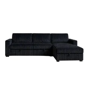 New Classic 23-U1899B-2NP New Classic 23-U1899B-2NP Bliss - 2 Piece Sectional (Sleeper/Chais) - Midnight