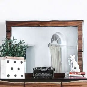 Furniture of America CM7363M Fulton - Mirror - Dark Oak / Dark Walnut
