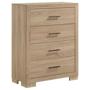 Coaster Fine Furniture 223115 Arielle - 4-Drawer Bedroom Chest Of Drawers - Light Oak