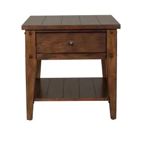 Liberty Furniture 210-OT1020 Liberty Furniture 210-OT1020 Lake House - End Table - Rustic Brown
