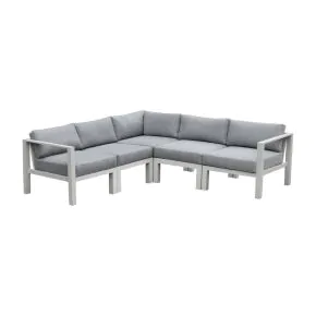 Intercon NS-SF-ARMLSS-BUF-5PC Intercon NS-SF-ARMLSS-BUF-5PC Nash - 5 Piece Outdoor Seating Sectional - Buff