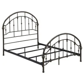 CoasterEssence 300407F Rowan - Metal Full Open Frame Bed - Dark Bronze