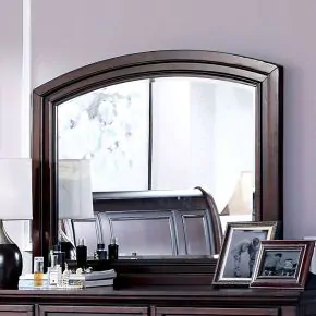 Furniture of America CM7548CH-M Wells - Mirror - Dark Cherry