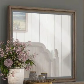 Liberty Furniture 866-BR51 Hickory Grove - Landscape Mirror - Heirloom Brown