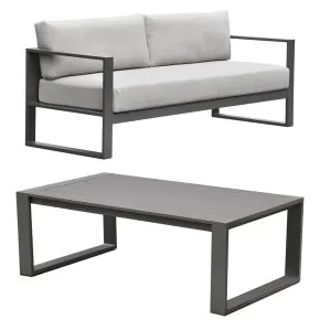 Intercon NV-SF-2880C-MCA-C Navarro - Sofa And Coffee Table - Mocha
