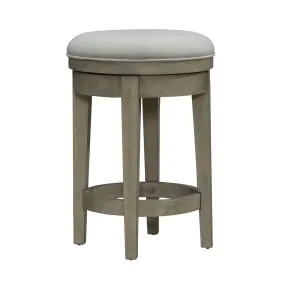 Liberty Furniture 789-OT9003 Brentwood - Upholstered Swivel Console Stool - Sandstone