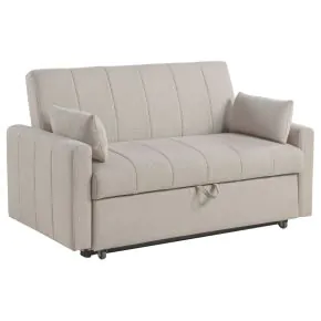 Coaster Fine Furniture 350142 Portland - Boucle Upholstered Sleeper Sofa Bed - Latte