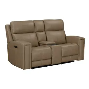 Liberty Furniture 7021TO-23P Liberty Furniture 7021TO-23P Camden - Loveseat With Console P3 & ZW - Aline Toast