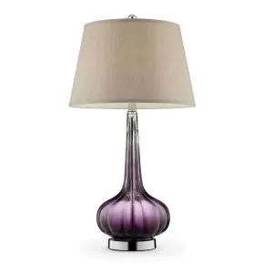 Furniture of America L9709 Fay - Table Lamp - Purple