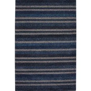 Furniture of America RG1046 Gresford - Striped Area Rug - Blue
