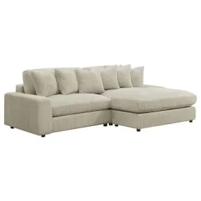 Coaster Fine Furniture 509899B1 Blaine - LAF Chaise - Sand