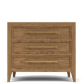 Riverside Furniture 51869 Halbrooke - 3 Drawer Nightstand - Light Brown