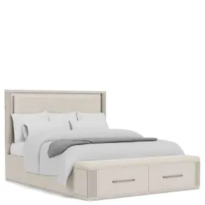 Riverside Furniture 78283-78284-78276 Riverside Furniture 78283-78284-78276 Alexis - King Upholstered Storage Bed - Latte Essence