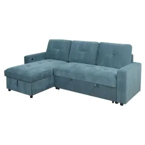 New Classic 27-U1820-2NP Greer - 2 Pieces LAF Sofa/Chaise - Green