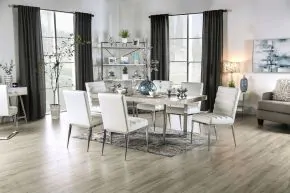 Furniture of America FOA3798T-TABLE Sindy - Dining Table - Light Gray