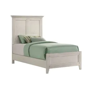 Intercon SM-BR-4325T-RWH-C Intercon SM-BR-4325T-RWH-C San Mateo Youth - Twin Standard Bed - Rustic White