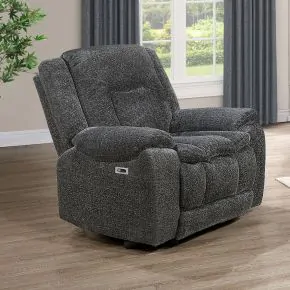 New Classic U5829-13P1-GRY Stanwick - Glider Recliner With Power Footrest - Gray