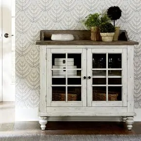 Liberty Furniture 661W-SR4241 Whitney - Server - Antique Linen / Weathered Gray