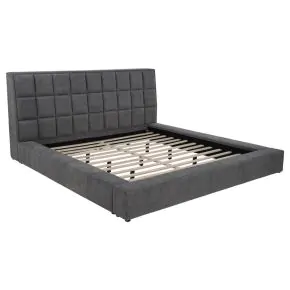 Coaster Fine Furniture 315948GRYKE Dreux - Upholstered Eastern King Panel Platform Bed - Gray