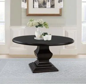 Coaster Fine Furniture 109230 Twyla - 60" Round Wood Dining Room Table - Dark Cocoa