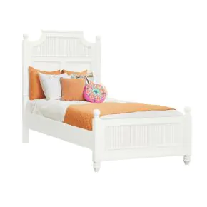 Samuel Lawrence Furniture S920-YBR-K1 Savannah - Twin Poster Bed - White Finish - White