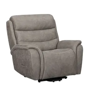 New Classic U092-PLR-GRY Kamari - Power Lift Recliner With Heat & Massage - Gray