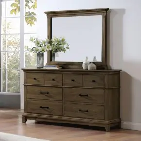 New Classic 00-B3907B-DM New Classic 00-B3907B-DM Sunstone - Dresser & Mirror - Walnut