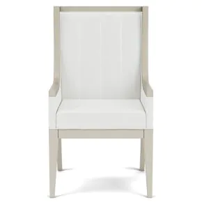 Riverside Furniture 82559 Hepburn - Upholstered Host Chair (Set of 2) - White