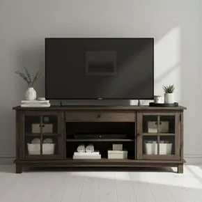 Liberty Furniture 481B-TV82 Liberty Furniture 481B-TV82 Logan - 82" TV Console Multi - Dark Brown