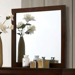 Furniture of America CM7966CH-M Louis Philippe - Mirror - Cherry - Wood