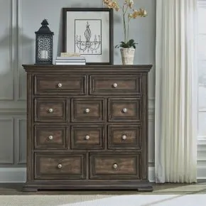 Liberty Furniture 361-BR32 Big Valley - 10 Drawer Chesser - Brownstone