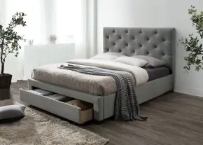 Furniture of America CM7218GY-CK-BED Sybella - California King Bed - Gray