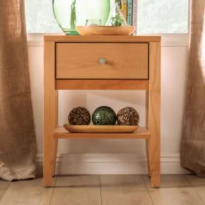 Furniture of America FOA7602N Willamette - Nightstand - Light Oak