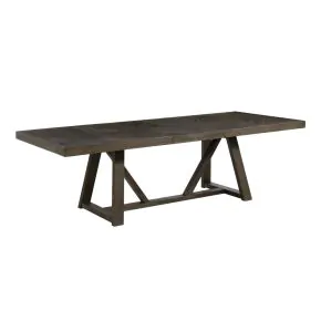 Intercon HR-TA-42101-RCV-C Hearst - Trestle Table - Reclaimed Chevron