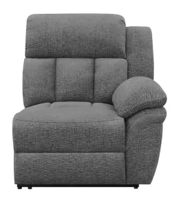 CoasterEssence 609540RRP Bahrain - Upholstered RAF Power Recliner - Charcoal