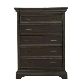 Pulaski Furniture P012124 Caldwell - 6 Drawer Chest - Deep Brown