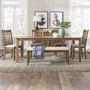 Liberty Furniture 227-CD-6RTS Liberty Furniture 227-CD-6RTS Santa Rosa - 6 Piece Rectangular Table Set - Antique Honey