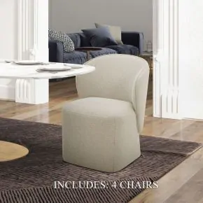 Liberty Furniture 730-ADCH-WK4PK Liberty Furniture 730-ADCH-WK4PK Accent Dining - Accent Dining Chairs (Set of 4) - Beige