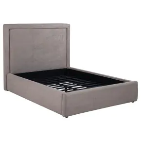 Coaster Fine Furniture 315835MF Lawson - 55" Upholstered Full Panel Platform Bed - Mushroom
