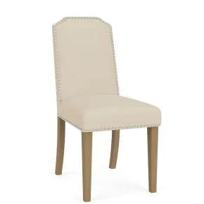 Riverside Furniture 92610 Mix-N-Match Chairs - Clipped Top Upholstered Chair (Set of 2) - Beige
