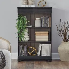 Liberty Furniture 532-HO3048 Meritage - 48" Bookcase - Aged Charcoal