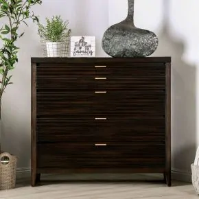 Furniture of America FOA7514C Laurentian - Chest - Dark Walnut