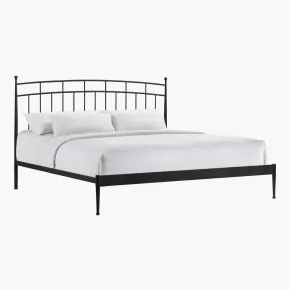 Intercon MB-BR-TRDKNG-MTE-C Metal Beds - Traditional King Metal Bed - Matte Black