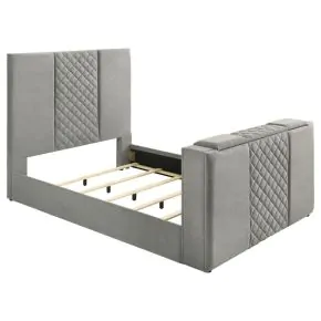 Coaster Fine Furniture 315994QB1 Tara - Queen Headboard, Box 1 of 3 - Gray
