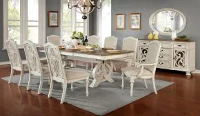 Furniture of America CM3150WH-T-TABLE Arcadia - Dining Table - Antique White