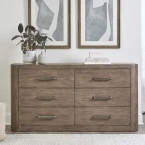 Liberty Furniture 306-BR31 Liberty Furniture 306-BR31 South Bend - 6 Drawer Dresser - Burnished Clay