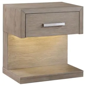 Coaster Fine Furniture 224852 Kenora - 1-Drawer Nightstand Bedside Table - Barley Brown